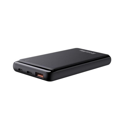 ColorWay 10000 mAh Slim USB QC3.0 + USB-C Power Delivery 18W Black (CW-PB100LPG3BK-PD)