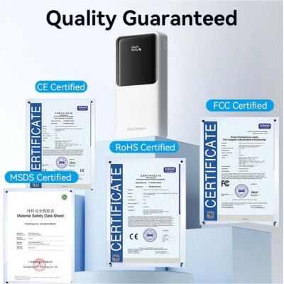 Vention 20000mAh 22.5W White (FHPW0)