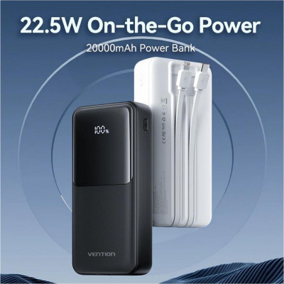 Vention 20000mAh 22.5W Black (FHPB0)