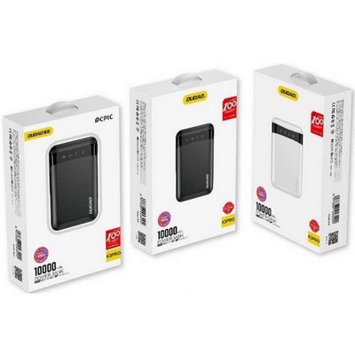 Dudao 10000mAh Portable mini Black (6973687243562)
