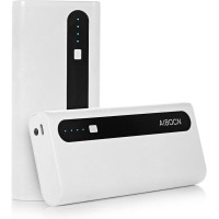 Power Bank 10000 mah with flashlight (white)