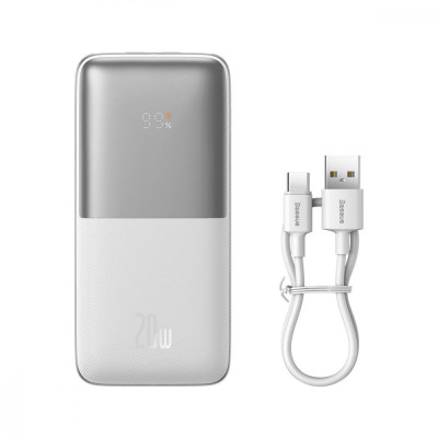 Baseus Bipow Pro Digital Display 20W 10000 mAh White (PPBD040102)