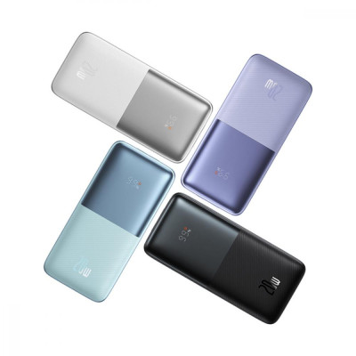 Baseus Bipow Pro Digital Display 20W 10000 mAh White (PPBD040102)