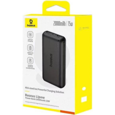 Baseus 20000mAh 15W Cluster Black (P10079100113-00) 