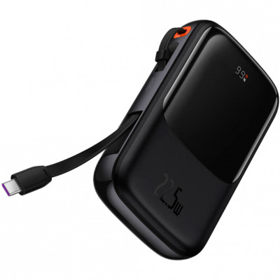 Power Bank Baseus Power Bank 20000mAh з USB-C Cable Q Pow Display 22.5W Black (PPQD-I01)
