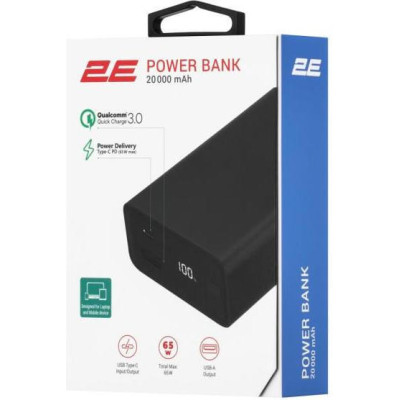 2E 20000mAh 65W Black (2E-PB2014PD-BLACK)