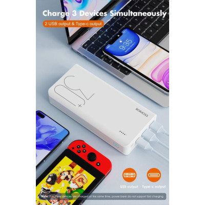 Romoss Sense8+ 30000mAh White (PHP30-401-02)