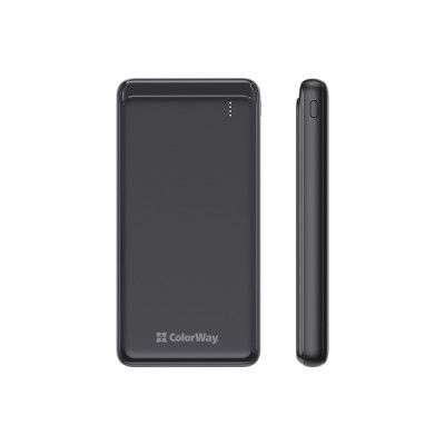 ColorWay Slim 10000mAh Black (CW-PB100LPF2BK)