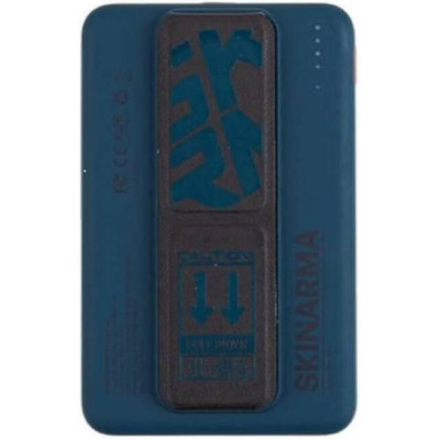Skinarma Spunk with Smart Grip-Stand 5000mAh Blue (SK-PB5K-SPUNK-BLU)
