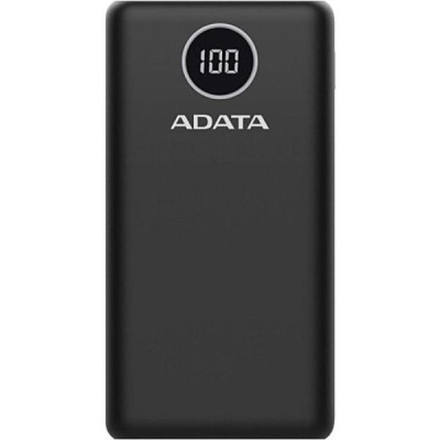 ADATA Powerbank P20000QCD 20000mAh QC/PD black (AP20000QCD-DGT-CBK)