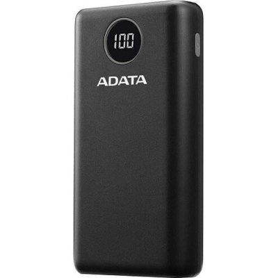 ADATA Powerbank P20000QCD 20000mAh QC/PD black (AP20000QCD-DGT-CBK)