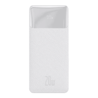 Baseus Bipow Digital Display 20W 10000mAh white (PPDML-L02)