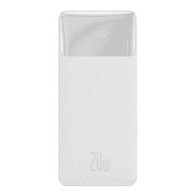 Baseus Bipow Digital Display 20W 10000mAh white (PPDML-L02)
