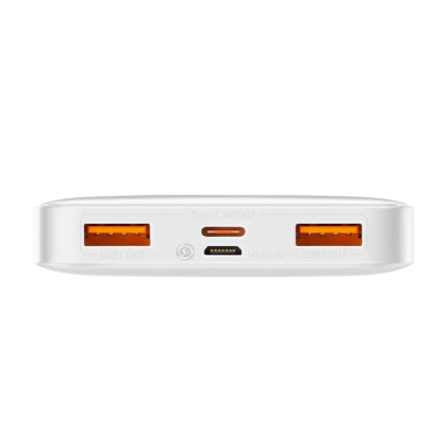 Baseus Bipow Digital Display 20W 10000mAh white (PPDML-L02)