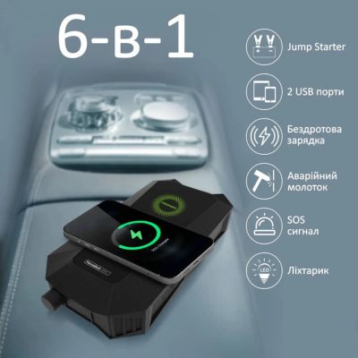 Promate HexaBolt-20 19200mAh Black (hexabolt-20.black)