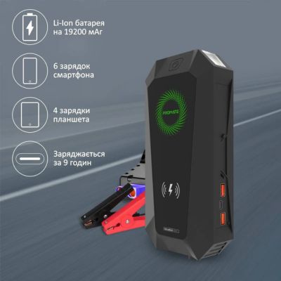 Promate HexaBolt-20 19200mAh Black (hexabolt-20.black)