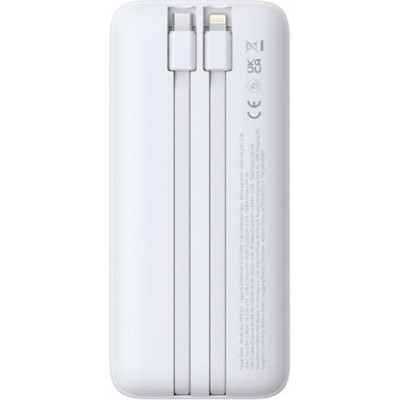 Baseus Lipow Built-In Lightning/USB-C 20000mAh White (P10079102213-00)