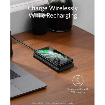 Anker PowerCore III Sense 10000 mAh 18W PD Wireless Black (A1617H11)