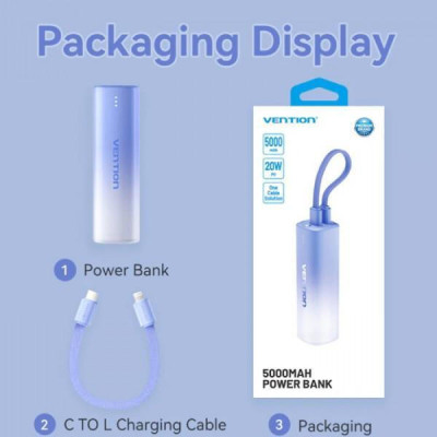 Vention 5000mAh 20W Blue (FHWL0)