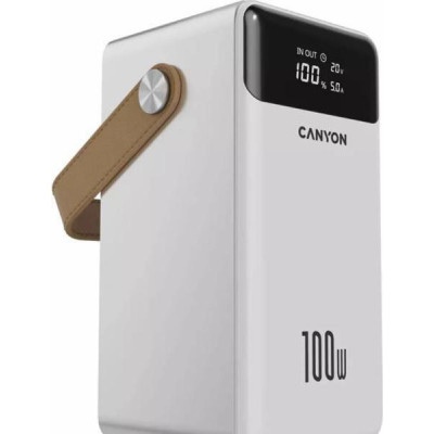 Canyon OnPower 610 metal 60000mAh PD100W White (CNS-CPB610W)