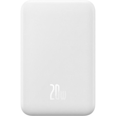 Baseus Magnetic Mini Wireless Fast Charge 20W 20000 mAh White (PPCX150002)