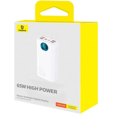 Baseus Amblight 65W 26800mAh White (P10022402223-00)