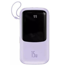 Baseus Qpow Digital Display 10 000 mAh iP Edition 2022 15W Purple (PPQD050105)