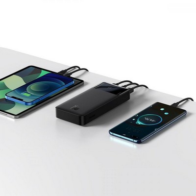 Baseus Bipow Digital Display Power Bank 20000mAh 15W Black Overseas Edition (PPBD050101)