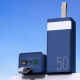 REMAX Chinen Series 20W+22.5W Fast Charging Power Bank with LED Light 50000mAh RPP-321 Blue