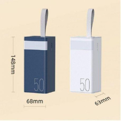 REMAX Chinen Series 20W+22.5W Fast Charging Power Bank with LED Light 50000mAh RPP-321 Blue