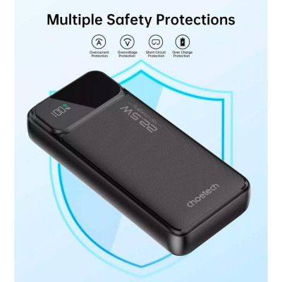 Choetech B729 20000mAh 22.5W Black