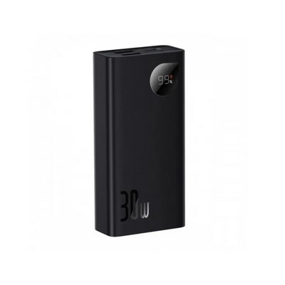 Baseus Adaman Metal Digital Display 10000 mAh 30W Black (PPAD040001)
