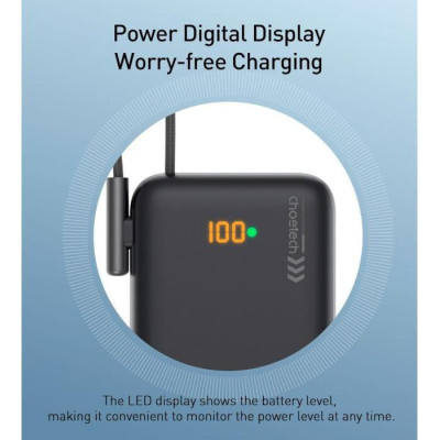 Choetech B735 10000mAh Black (B735-CCBK)