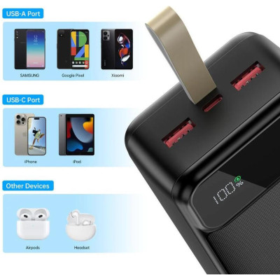 Choetech B730 30000mAh PD 22.5W Black (B730-ACBK)