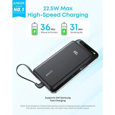 Anker 10000 mAh 22.5W Black (A110DH11)