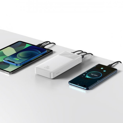 Baseus PowerBank Bipow Digital Display 20000mAh 20W White (PPDML-M02)