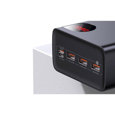 Baseus Adaman Digital Display Fast Charge Power Bank 40000mAh 22.5W Black (PPAD020101)