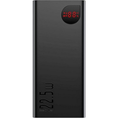Baseus Adaman Metal Digital Display PD3.0+QC3.0 22.5W 10000mAh Black (PPAD000001)