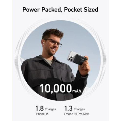 Anker 633 Magnetic 10000mAh 20W Interstellar Gray (A1654G11)