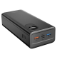 XO PR169 2USB+Type-C PD&QC3.0 65W 30000mAh Black