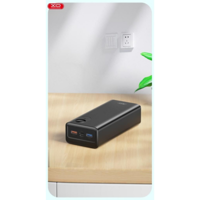 XO PR169 2USB+Type-C PD&QC3.0 65W 30000mAh Black