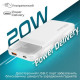 Promate Torq-10 10000 mAh USB-C PD USB-А QC3.0 White (torq-10.white)