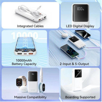 Vention 10000mAh 22.5W White (FHOW0)