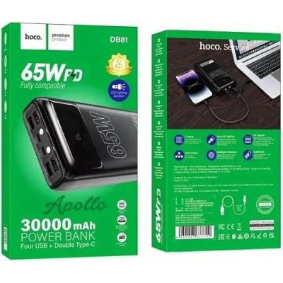 Hoco DB81 Apollo 30000mAh 65W Black