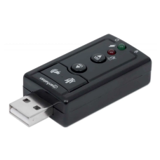 Manhattan Hi-Speed USB 3D 7.1 Sound Adapter (152341)