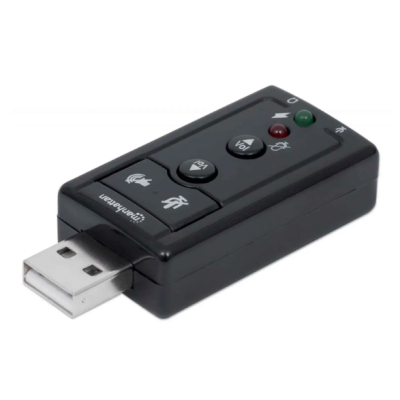 Manhattan Hi-Speed USB 3D 7.1 Sound Adapter (152341)