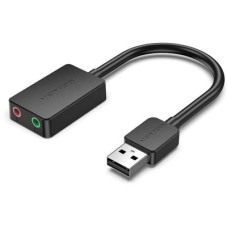Vention USB Sound Card 2.0 Channel 0.15m Black (CDYB0)