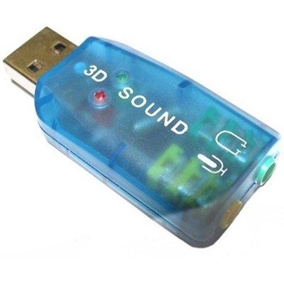 Dynamode USB-SOUNDCARD2.0 blue