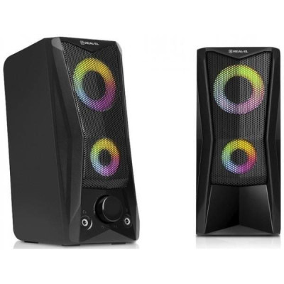 REAL-EL S-107 USB Black (EL121100017)