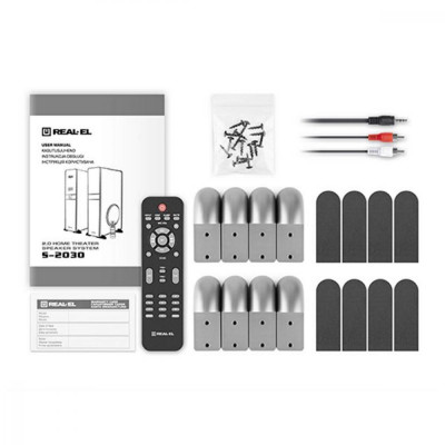 REAL-EL S-2030 Black (EL121200006)